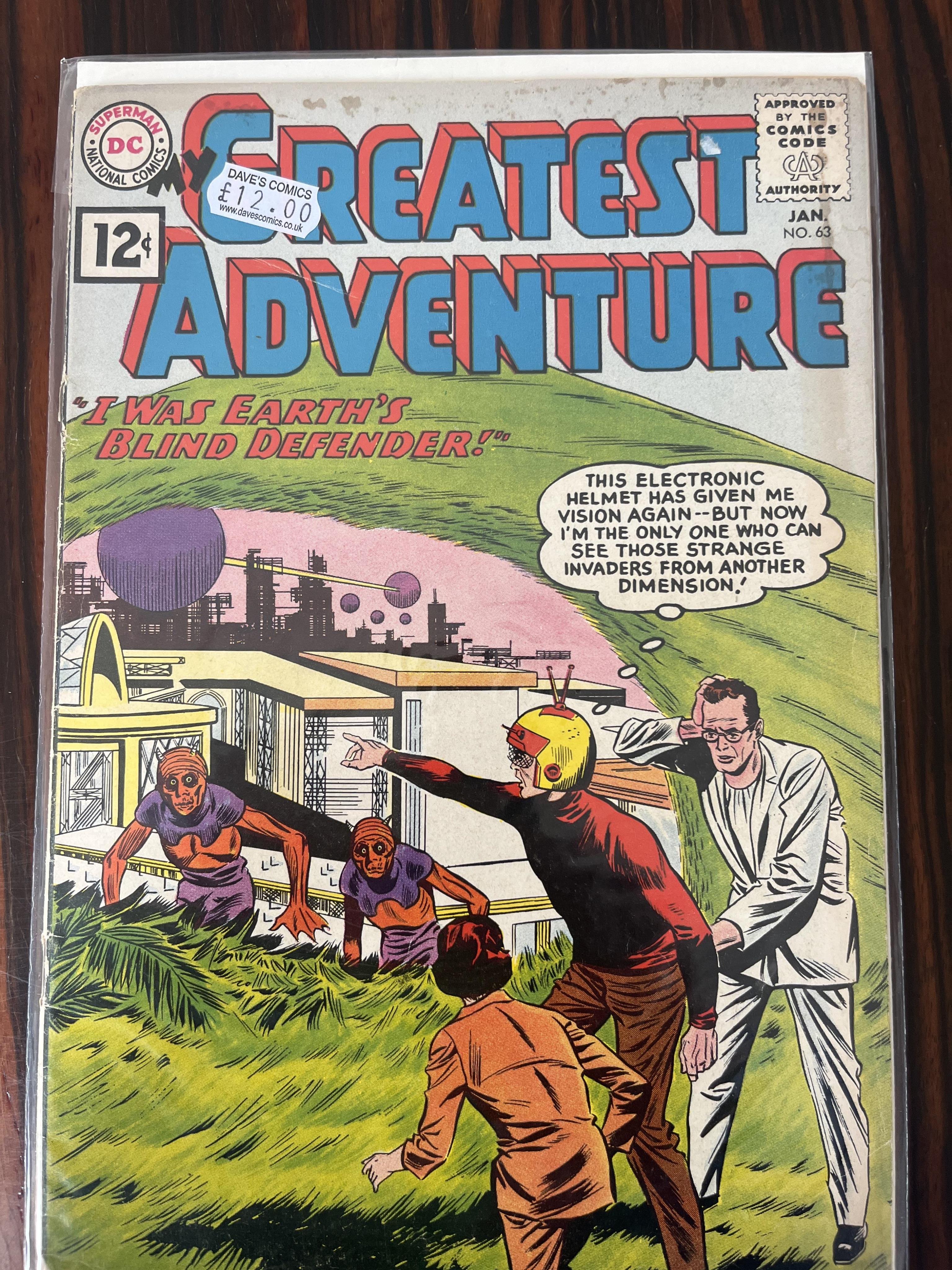 DC comics, My Greatest Adventure, Vol. 1, 17 issues between #39–74, Star Spangled War Stories, Vol. 1 , 20 issues between #117–199, Our Fighting Forces, 13 issues between #73–134 (50)
